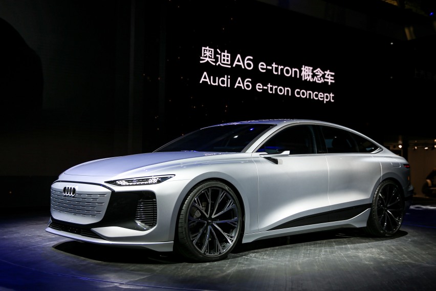 上海车展 奥迪a6 e-tron concept全球首发