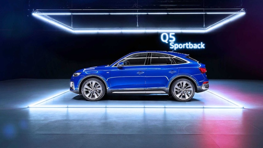 溜背车身造型年轻运动奥迪q5sportback发布