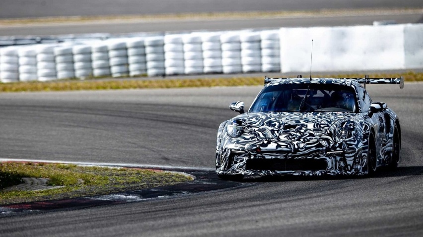 极致赛道体验2021款保时捷911gt3cup谍照曝光