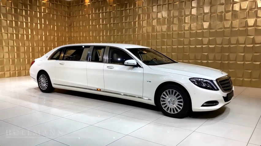 迈巴赫s600 pullman实拍,感受金字塔顶端的待遇