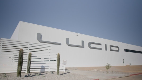 lucid motors在北美的第一个新建电动汽车工厂的建设
