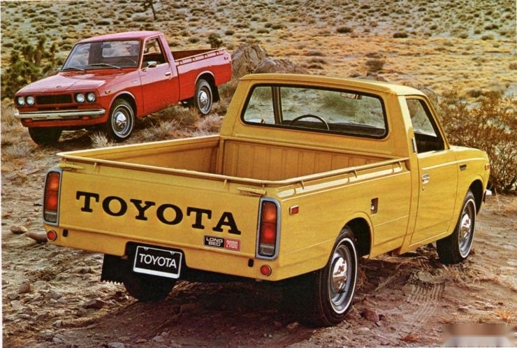 为toyota truck和pickup truck,所以丰田从1973年开始逐步淘汰北美的"