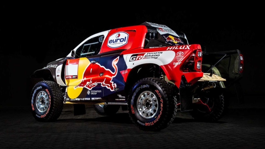 丰田参加2022达喀尔拉力赛!全新hilux出征,搭载双涡轮v6