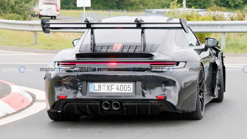 赛车范儿!全新保时捷911 gt3 rs谍照曝光