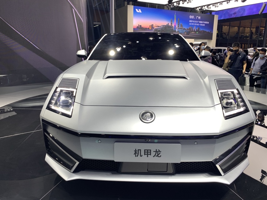 2021广州车展沙龙汽车机甲龙实拍售价488万元