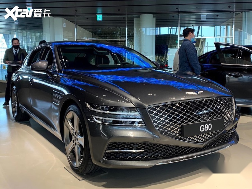 豪华又优雅的设计 捷尼赛思g80实车-爱卡汽车爱咖号