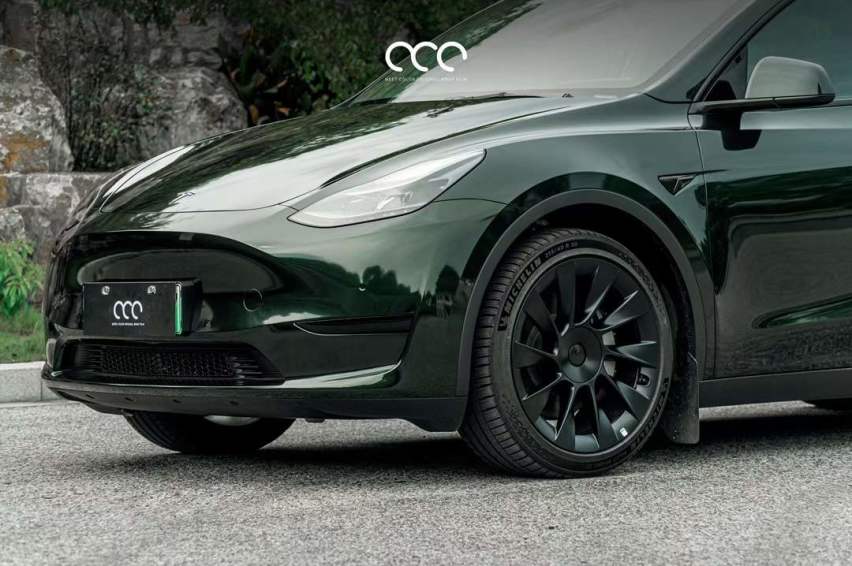 特斯拉model y—pet祖母石绿典藏版-爱卡汽车爱咖号