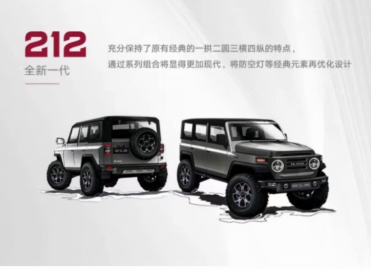 不过最近北京汽车制造厂官方宣布将在2022年正式发布全新一代的bj212