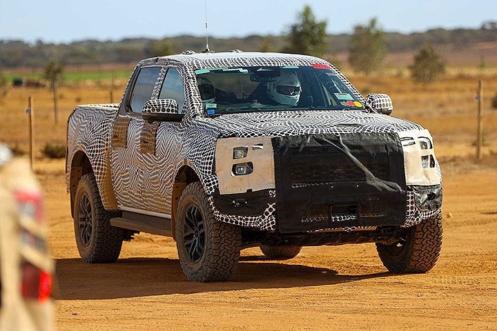ranger raptor,福特ranger raptor 大改款ranger raptor性能版预告,400匹汽油动力