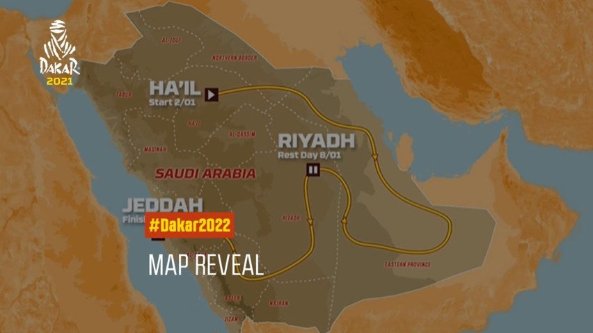 2022年达喀尔拉力赛路线规划正式公布