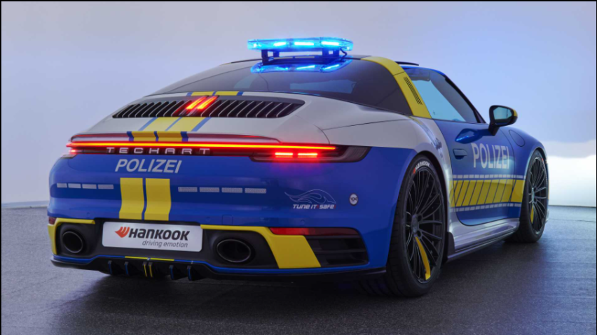 techart推出全新保时捷911改装版警车 搭载3.0t发动机