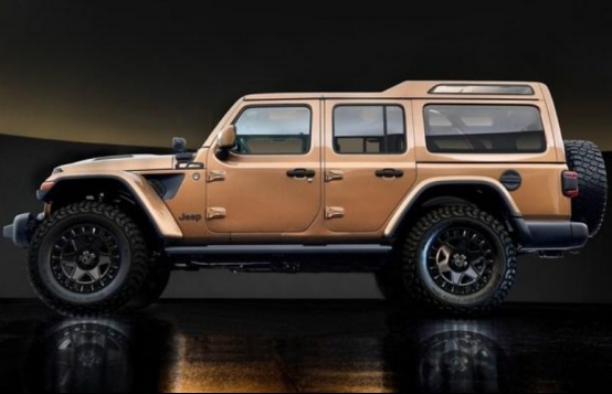 两款jeep牧马人概念车官图发布,将亮相2021 sema改装展