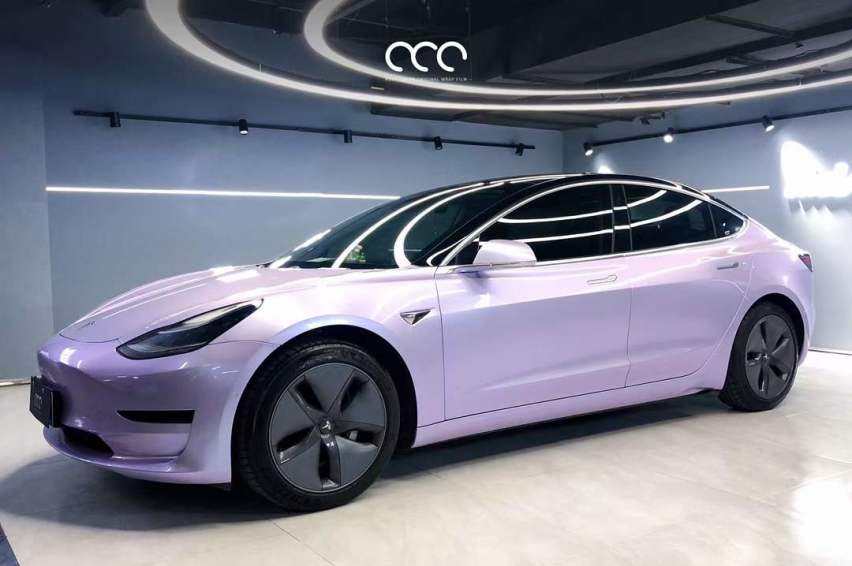 特斯拉model3—渐变亮面银幻紫-爱卡汽车爱咖号