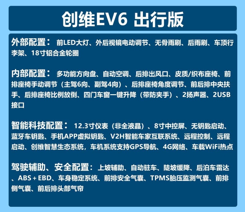 4款车型智能化水平高创维ev6怎么选最值