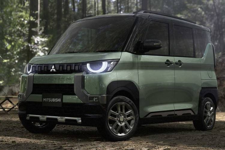 带侧滑门的微型车 三菱delica mini官图发布-爱卡汽车爱咖号