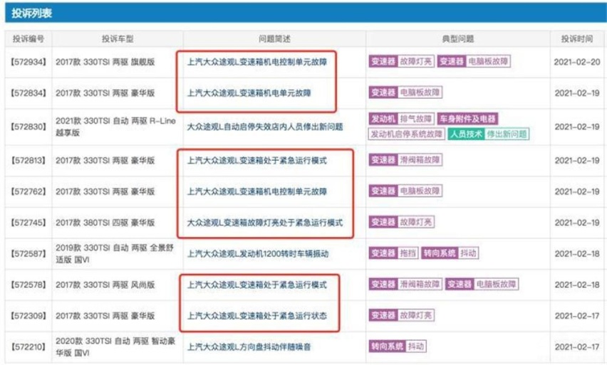 驰名双标大众国内市场圈钱 品质令人心寒