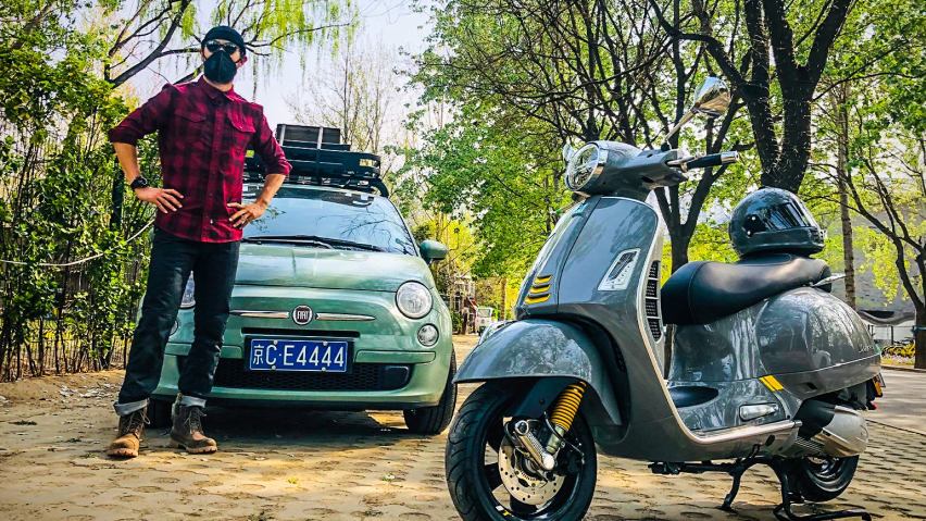 《宏义的摩托》vespa,骑上它就让我想起奥黛丽赫本 !