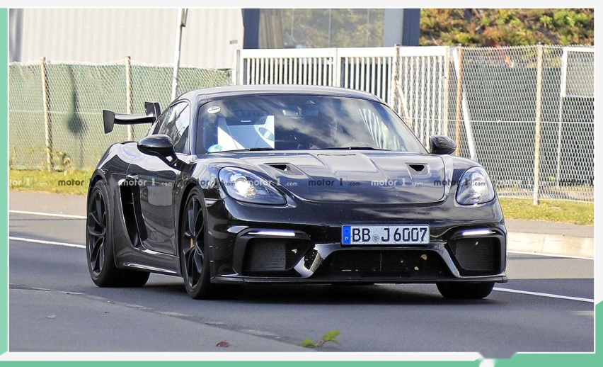 保时捷718 cayman rs曝光 搭4.0升自吸发动机