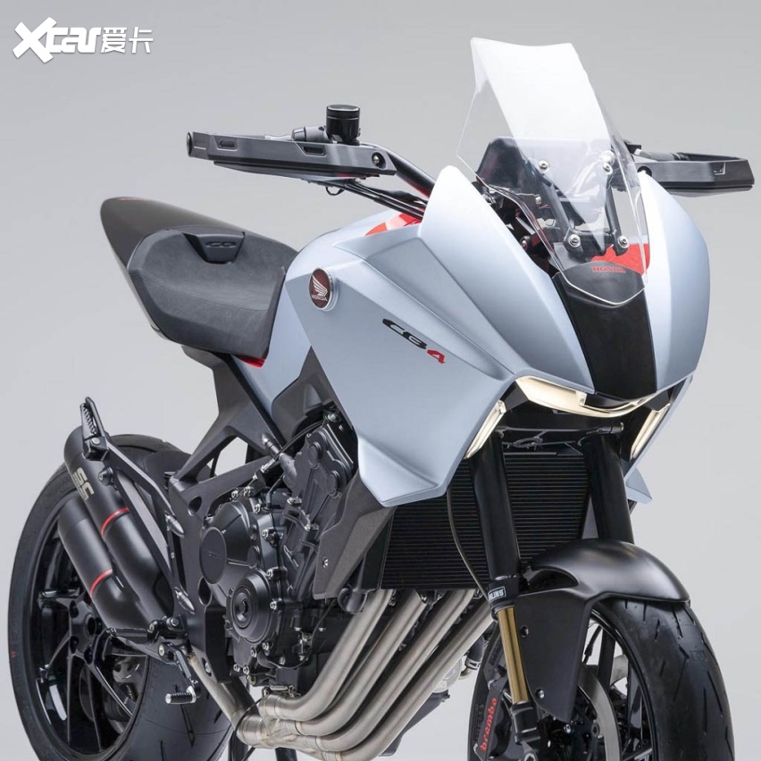 所有人都希望本田在cb650x量产版本上,保留极具视觉效果的单摇臂设计