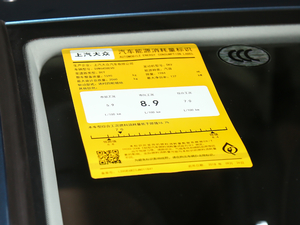 2019款330TSI 四驱旗舰版 工信部油耗标示