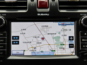 2013款2.5i CVT尊贵导航版 中控台显示屏