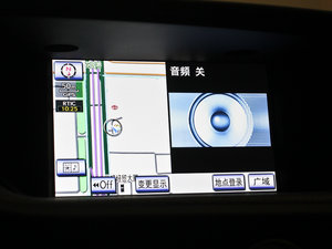 2013款350 典雅版 中控台显示屏