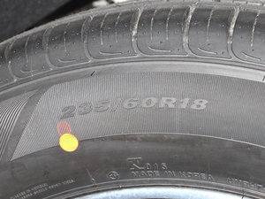 2015款L 2.4L GDI 汽油四驱运动版 5座 国IV 轮胎尺寸