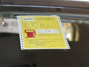 2018款2.0L 自动两驱智勇畅享版 工信部油耗标示