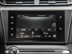 2015款1.2T 自动豪华版 中控台显示屏