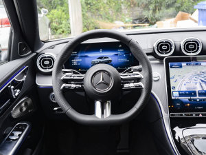 2023款C 260 L 皓夜运动版 方向盘