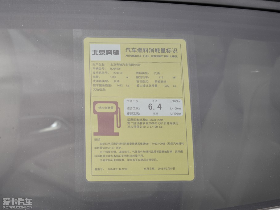 2015YGLA GLA 200 r