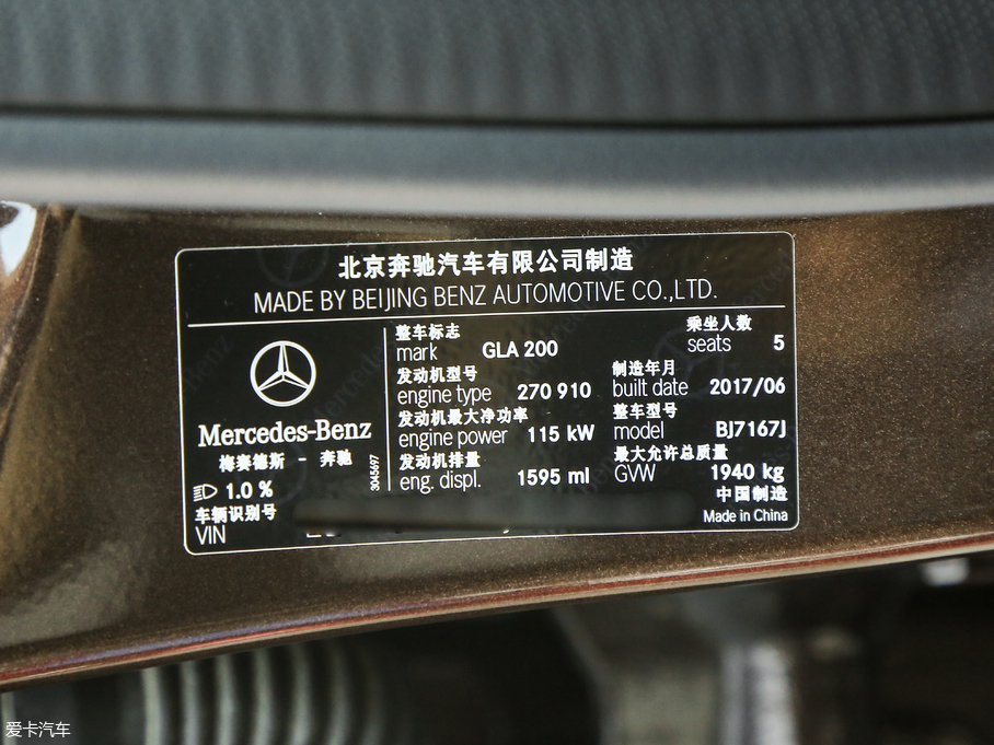 2018YGLA GLA 200 r