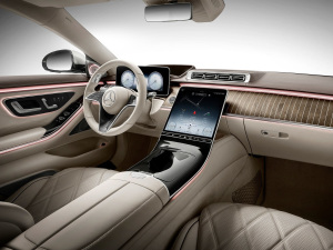 2021款S 580 4MATIC 美国版 中控区