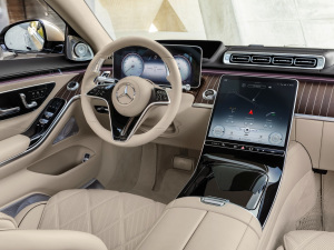 2021款S 580 4MATIC 美国版 中控区