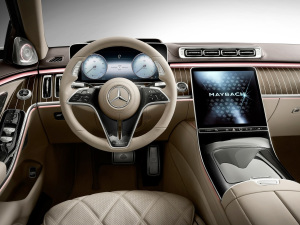 2021款S 580 4MATIC 美国版 中控区