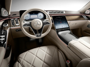 2021款S 580 4MATIC 美国版 中控区
