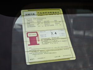 2011款绿静 2.0T 手动两驱精英版 工信部油耗标示