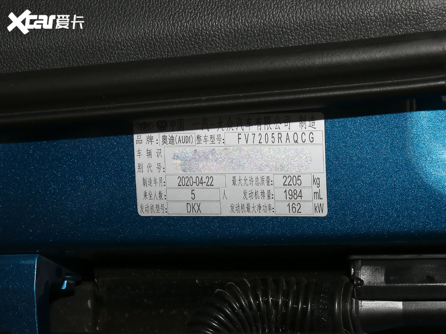 2020WQ3 Sportback 45 TFSI quattro A