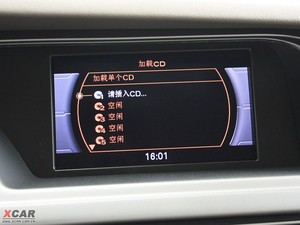 2010款2.0TFSI CVT技术版 中控台显示屏