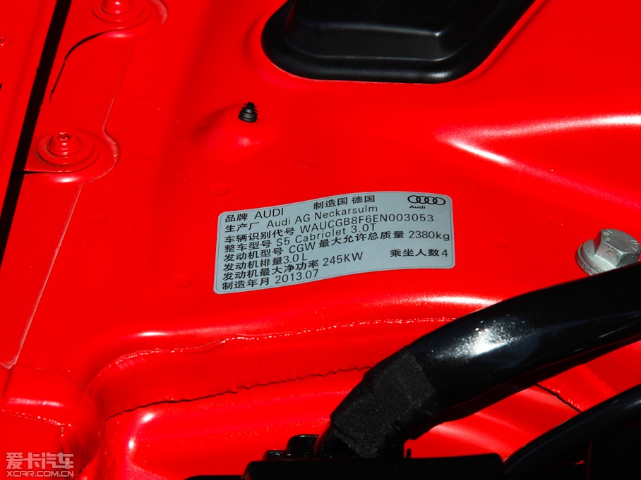 2012WS5 Cabriolet 3.0TFSI quattro Cabriolet