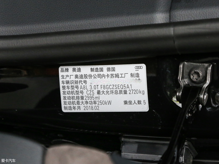 2018WA8 55TFSI quattro A