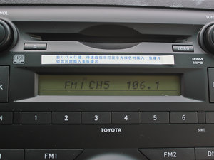 2010款2.5V 风尚菁英版 中控台显示屏