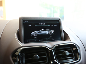 2020款4.0T V8 Coupe 中控台显示屏