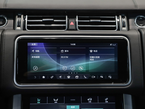 2021款5.0 SC V8 SVA耀夜运动版 中控台显示屏