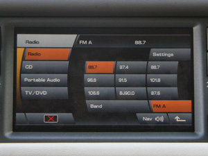 2010款5.0 NA HSE 中控台显示屏