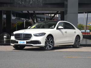 2021款S 400 L 豪华型 左前45度