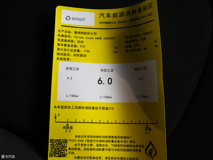 2019smart fortwo 0.9T 66ǧӲ프(dng) (gu)VI