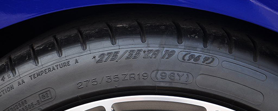 轮胎上的数字和字母是什么意思102H