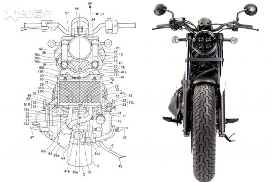 רͼʾ¿Rebel걨ͼʾķȽRebel 500Ŵӡ೵ûװֱӡ֤Rebel1100cc˫׷DCT˫Զ䡣