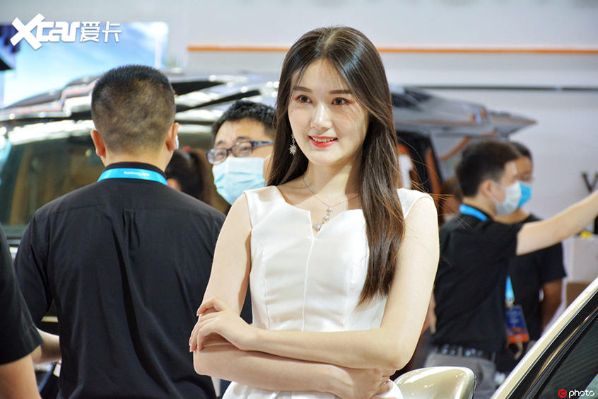 重庆车展；模特；美女；性感